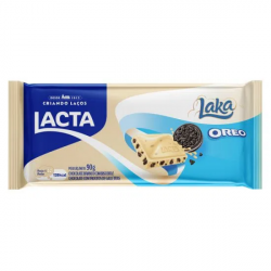 Tablete de Chocolate 90 Gramas Lacta Laka Oreo