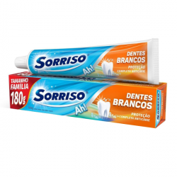 Creme Dental Sorriso Dentes Brancos 180g