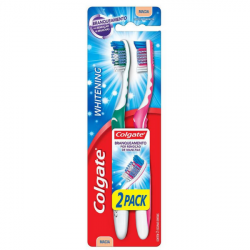 Escova Dental Colgate Whitening Macia 2un Promo Leve 2 Pague 1