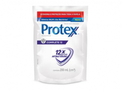 Sabonete Líquido Antibacteriano Protex Complete 12 Refil 200ml