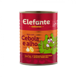Extrato de Tomate ELEFANTE Cebola e Alho Lata 340g