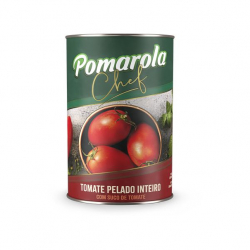 Tomate Pelado Inteiro POMAROLA Chef Lata 400g