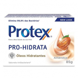 Sabonete Barra Antibacteriano PROTEX 85g Pro Hidrata Amêndoa