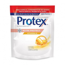 Sabonete Liquido Antibacteriano PROTEX Refil 120ml Vitamina E