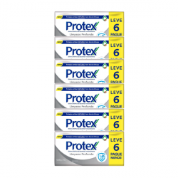 Sabonete Barra PROTEX Limpeza Profunda Original 85g Leve 6 Pague 5