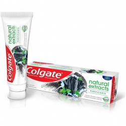 Gel Dental com carvão ativado e menta COLGATE Natural Extracts Purificante 90g