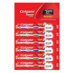 Escova Dental COLGATE Classic Clean 6 un Promo