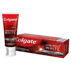 Creme Dental COLGATE Luminous White Carvo Ativado 70g