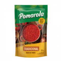 Molho de Tomate POMAROLA Tradicional Novo Sache 320g