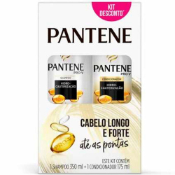 Kit PANTENE Shampoo 350ml + Condicionador Hidro Cauterização 175ml