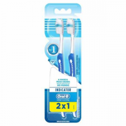 Escova Dental Oral-B Indicator - Plus 30 - 2 Unidades