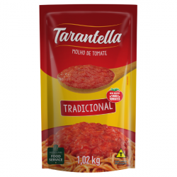 Molho de Tomate Tarantella Tradicional Sachê 1,02KG