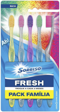 Escova Dental Sorriso Fresh Prom 5 PACK