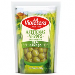 AZEITONA LA VIOLETERA 120G VERDE S/ CAROO SACHE