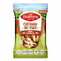 CASTANHA DO PARA LA VIOLETERA 100G S/ CASCA