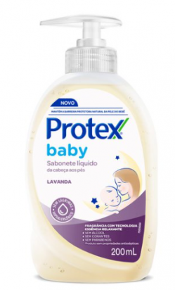 SABONETE LIQUIDO PROTEX BABY 200ML LAVANDA