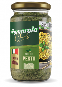 MOLHO PESTO POM CHEF VD 190G