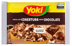 PIPOCA MICROONDAS YOKI 160G COBERTURA CHOCOLATE
