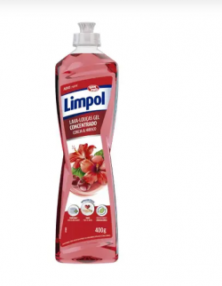 DETERGENTE GEL LIMPOL 400ML CEREJA/HIBISCO