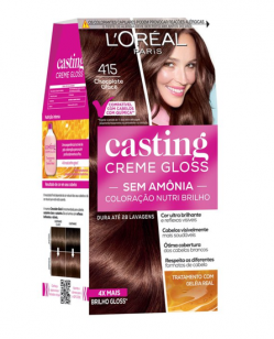 COLOR CASTANHO CREME GLOSS 415 CHOCOLATE GLACE