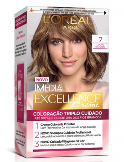 COLOR EXCELLENCE CREME 7.0 LOURO NATURAL