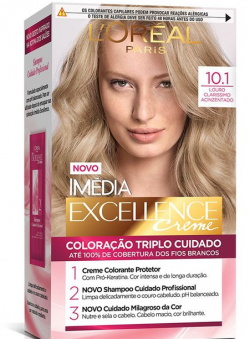 COLOR EXCELLENCE CREME 10.1 LOURO CLARISSIMO ACIZENTADO
