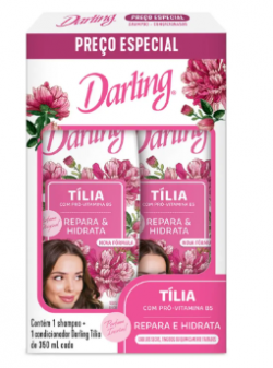 KIT SHAMPOO + CONDICIONADOR DARLING 350ML TILIA