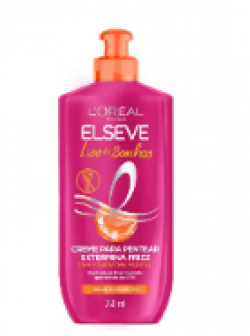 CREME PENTEAR ELSEVE 250ML LISO SONHOS AHA+QUERA