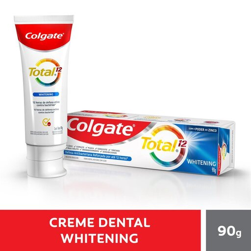 Creme Dental Colgate Total 12 Whitening 90g