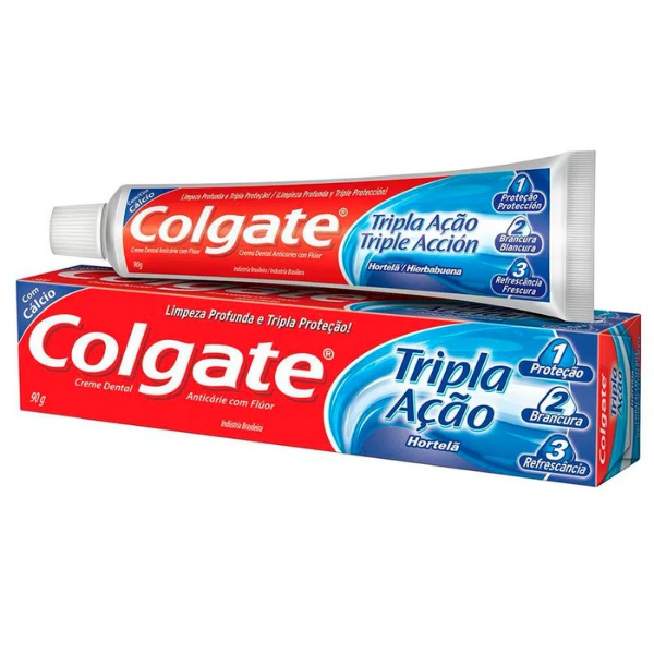 Creme Dental Colgate Tripla Ao Hortel 90g