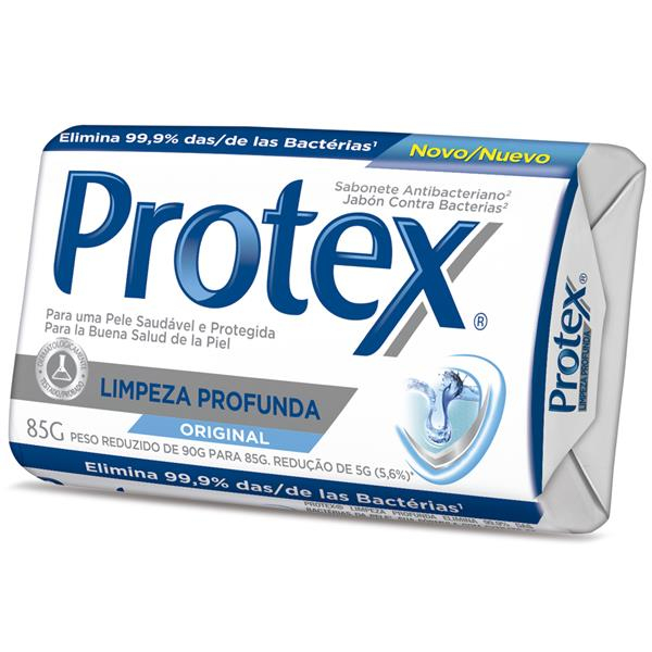 Sabonete Barra Antibacteriano Protex Limpeza Profunda Original 85g