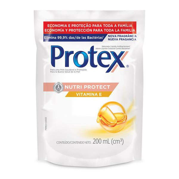 Sabonete Lquido Protex Nutri Protect Vitamina E 200ml Refil