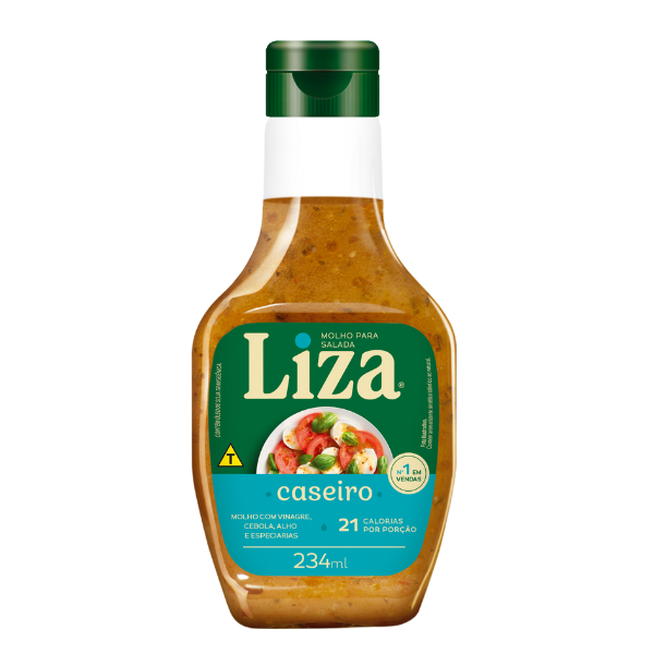 Molho para Salada LIZA Caseiro Garrafa 234ml