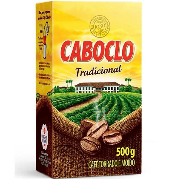 Café CABOCLO Torrado E Moído Tradicional a Vácuo 500g