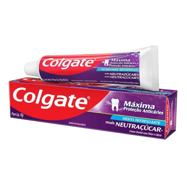 Creme Dental COLGATE Mxima Proteo Anticries mais Neutracar 70g