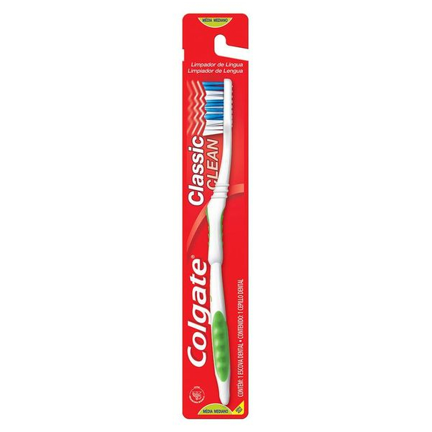 Escova Dental COLGATE Classic Longa Mdia