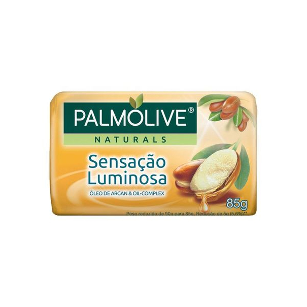 Sabonete Barra PALMOLIVE 85g Sensao Luminosa Argan