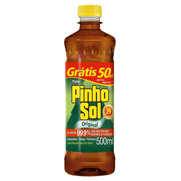 Desinfetante Pinho Sol Original 500ml Promo Leve 500ml Pague 450ml