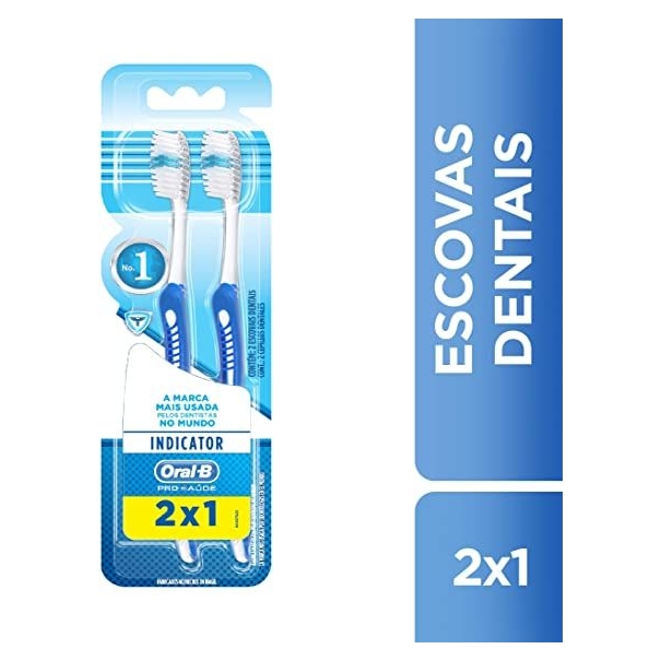 Escova Dental ORAL-B indicator 40 Pague 1 Leve 2 com 6 unidades