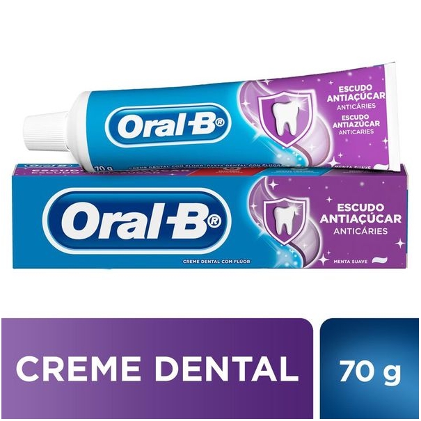 Creme Dental ORAL-B Escudo Antiacar 70g