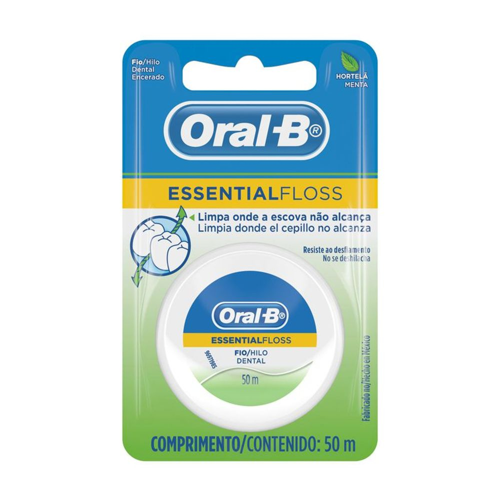 Fio Dental ORAL-B Essential Floss Menta 50M