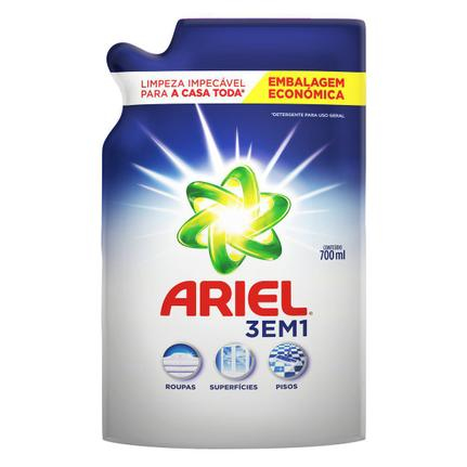 Detergente Lquido ARIEL Sache 3 em 1 700ML