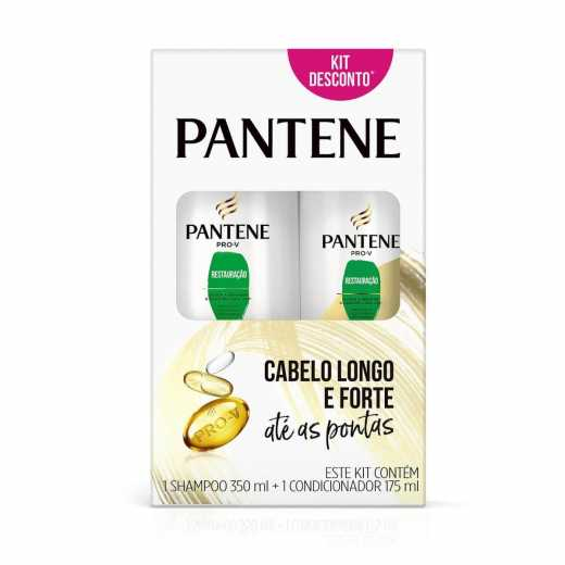 Kit PANTENE Shampoo 350ml + Condicionador Restaurao 175ml
