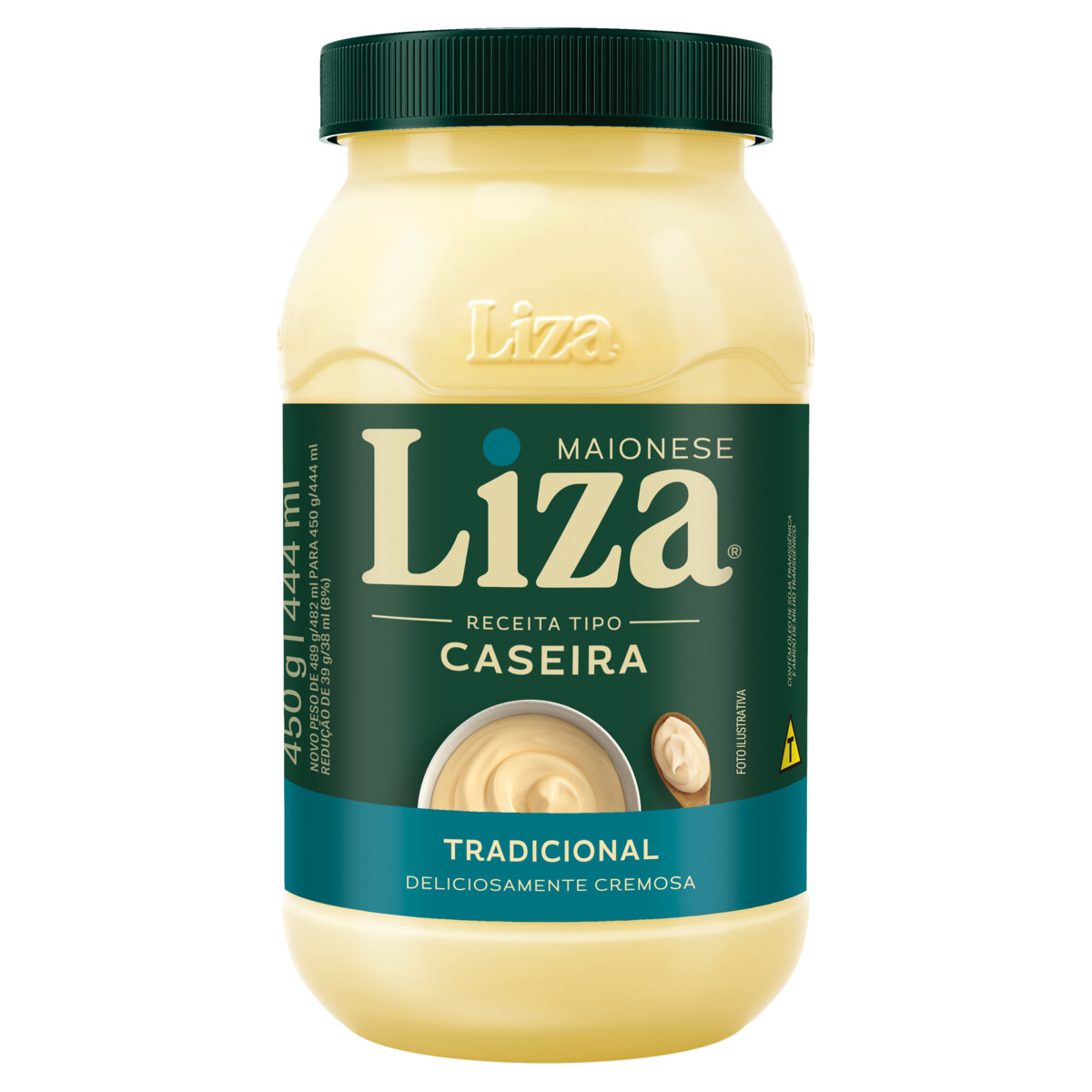 Maionese Caseira Tradicional Liza Pote 450g