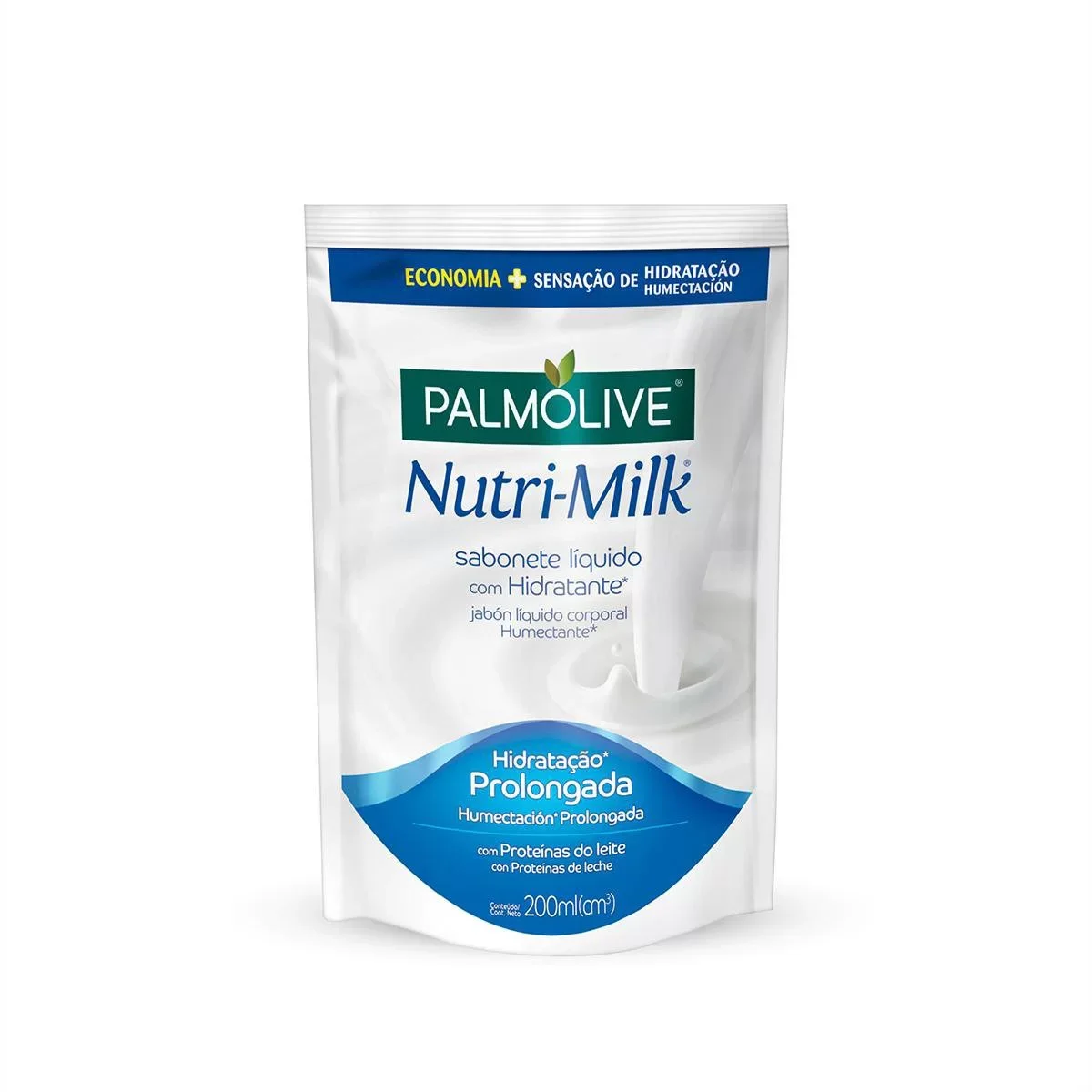 Sabonete Líquido Palmolive Naturals Refil Nutrimilk 200ML - Rommac