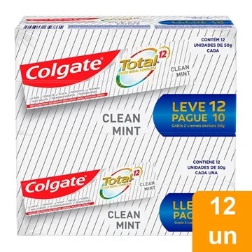 Creme Dental Colgate Total 12 50G Promo Leve 12 Pague 10