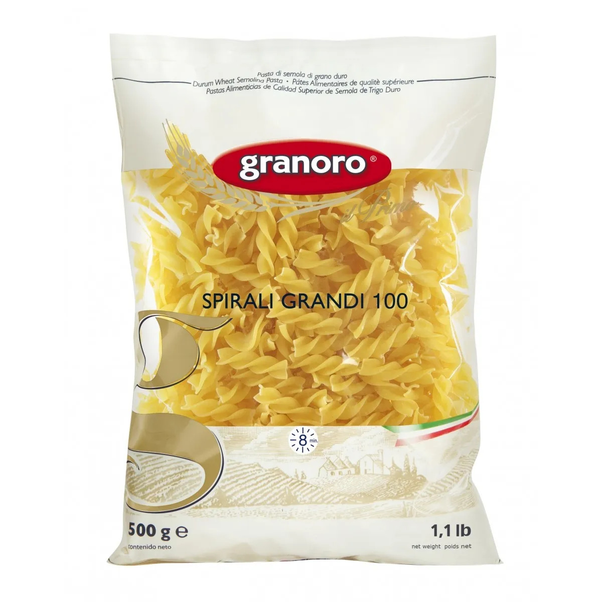 PASTA G.DURO GRANORO 500G FUSILI