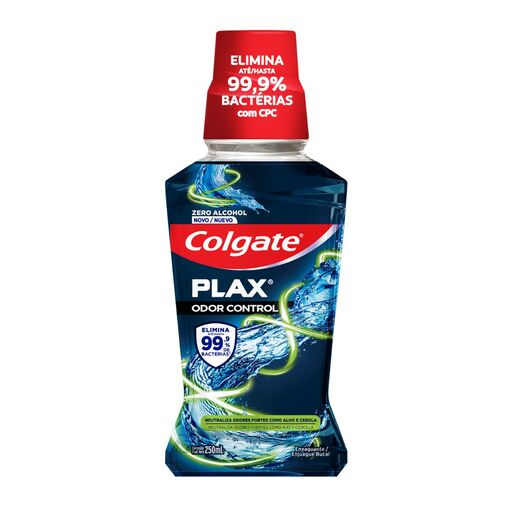 ENXAGUANTE BUCAL COLGATE PLAX 250ML ODOR CONTROL