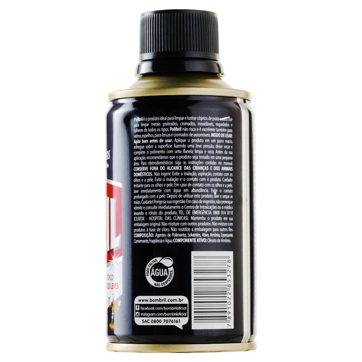 POLIDOR METAIS POLIBRIL 200ML FINOS