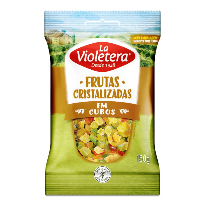 FRUTAS CRIST CUBOS LA VIOLET 150G